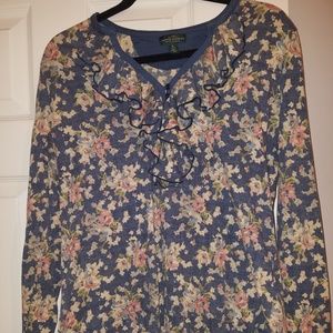 Floral long sleeved shirt